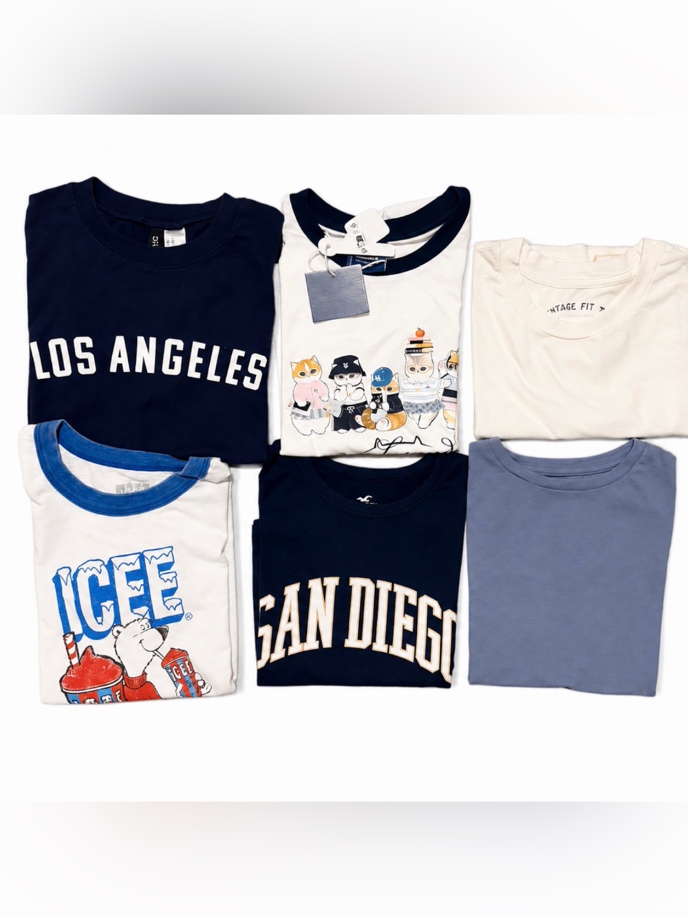 Cotton short sleeves bundle
